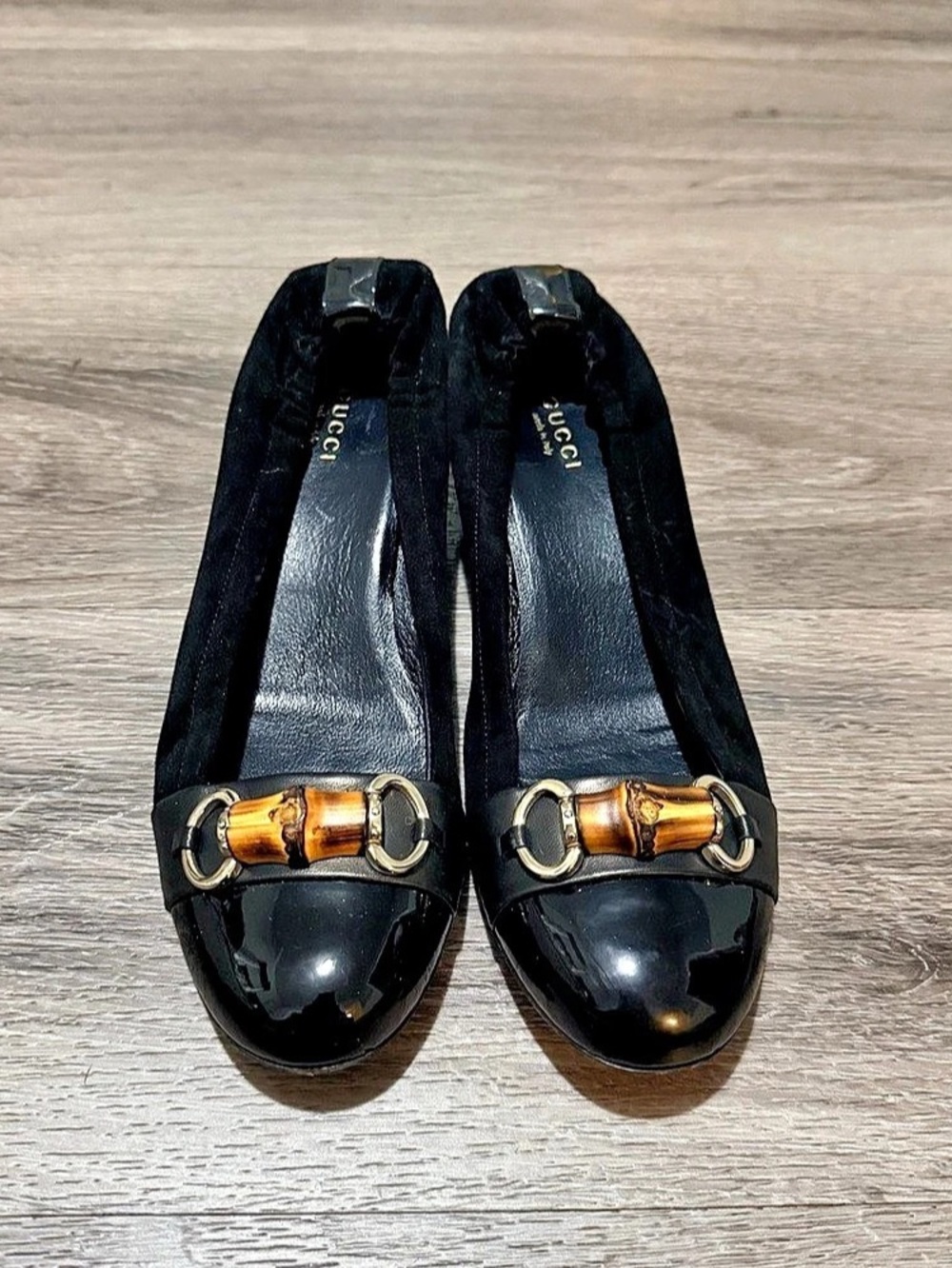 Gucci Black Horsebit Heels EU 38